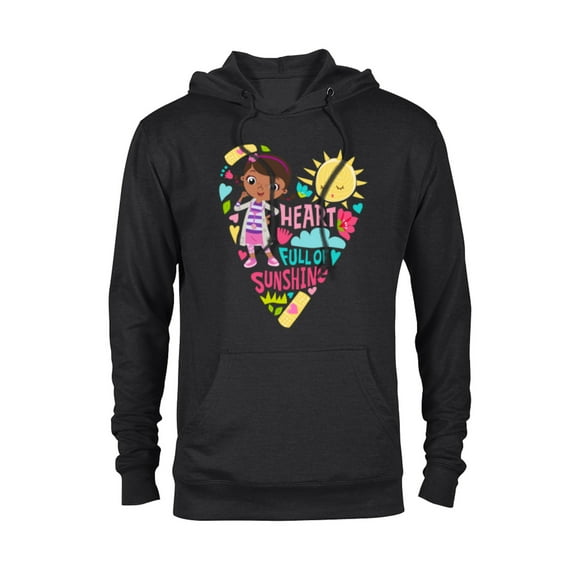 Disney Doc McStuffins Heart Full of Sunshine Girls’ - Pullover Hoodie for Adults - Customized-Black