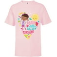 thumbnail image 1 of Disney Doc McStuffins Heart Full of Sunshine Girls’ - Short Sleeve T-Shirt for Kids - Customized-Soft Pink, 1 of 5