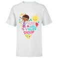 thumbnail image 1 of Disney Doc McStuffins Heart Full of Sunshine Girls’ - Short Sleeve T-Shirt for Kids - Customized-White, 1 of 5