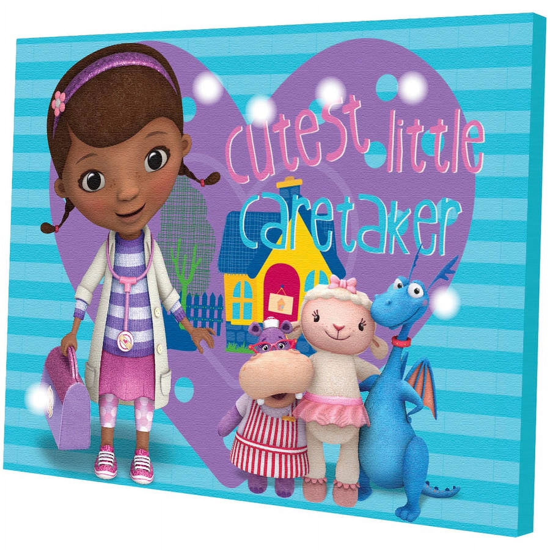 Disney Doc McStuffins LED Light Up Canvas Wall Art