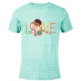 thumbnail image 1 of Disney Doc McStuffins and Lambie Love Girls’ - Short Sleeve Blended T-Shirt for Adults - Customized-Ocean Blue, 1 of 5