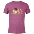 thumbnail image 1 of Disney Doc McStuffins and Lambie Love Girls’ - Short Sleeve Blended T-Shirt for Adults - Customized-Purple, 1 of 5