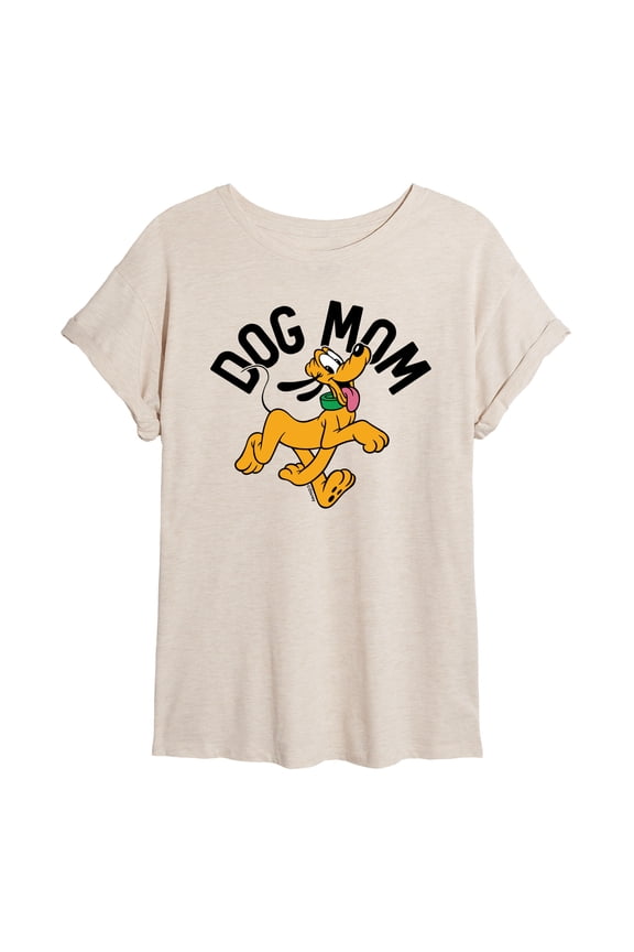 - Dog Mom Pluto - Women's Oversized T-Shirt