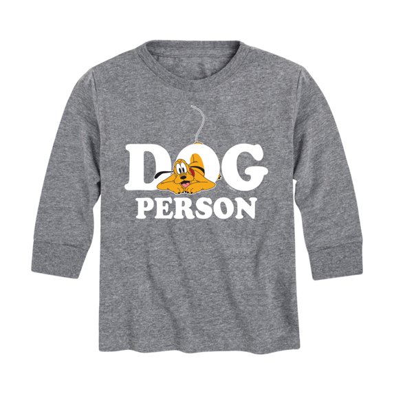 Disney - Dog Person Boys' Long Sleeve Graphic T-Shirt