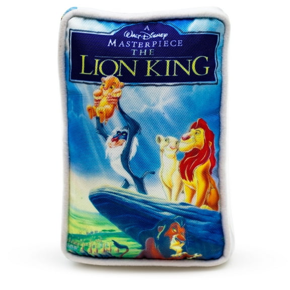 Disney Dog Toy, Disney The Lion King VHS Tape Replica Pet Toy, Plush