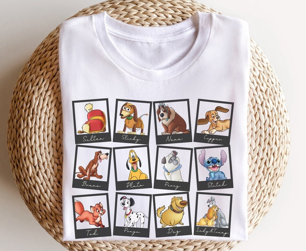 Disney Dogs Character T-Shirt, Dog Lovers, Disneyland, Disney World ...