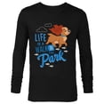 thumbnail image 1 of Disney Dogs Lady Life is a Walk in the Park - Long Sleeve T-Shirt for Men - Customized-Black, 1 of 5