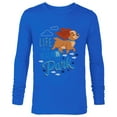 thumbnail image 1 of Disney Dogs Lady Life is a Walk in the Park - Long Sleeve T-Shirt for Men - Customized-Royal, 1 of 5