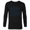 thumbnail image 1 of Disney Dogs Paw Prints - Long Sleeve T-Shirt for Men - Customized-Black, 1 of 5