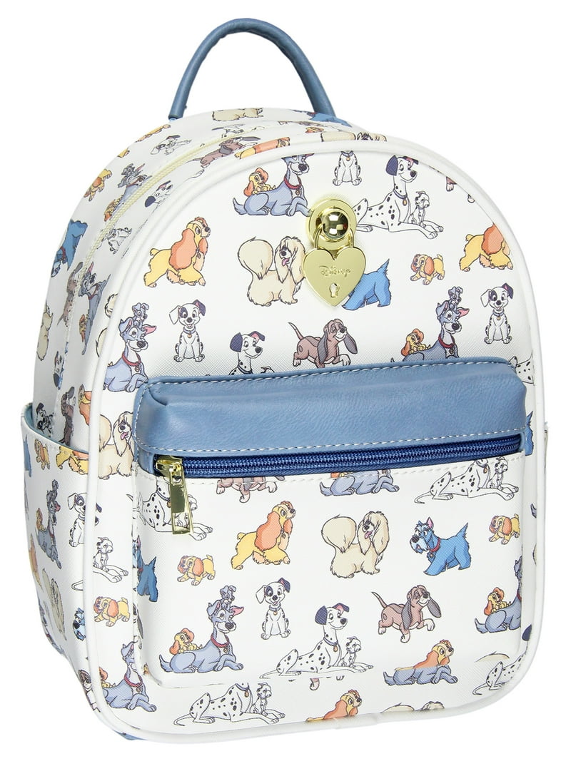 disney dogs mini backpack Disney Dogs Saffiano Faux Leather Tote Bag Mini Backpack