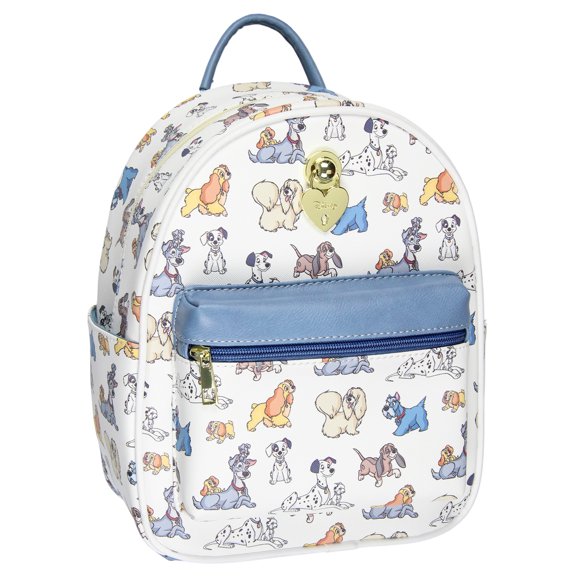 Disney Dogs Saffiano Faux Leather Tote Bag Mini Backpack