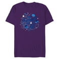 thumbnail image 1 of Disney Dogs The Furriest One of All - Short Sleeve Blended T-Shirt for Adults - Customized-Purple, 1 of 5