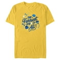 thumbnail image 1 of Disney Dogs The Furriest One of All - Short Sleeve Blended T-Shirt for Adults - Customized-Yellow, 1 of 5