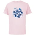 thumbnail image 1 of Disney Dogs The Furriest One of All - Short Sleeve Cotton T-Shirt for Adults - Customized-Soft Pink, 1 of 5