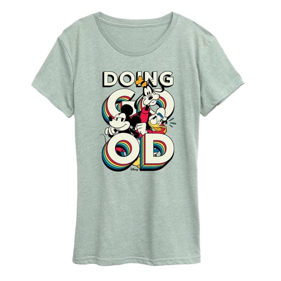 Disney - Doing Good Retro Women's Short Sleeve Graphic T-Shirt