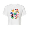 thumbnail image 1 of Disney - Doing Our Own Thing - Juniors Cropped Cotton Blend T-Shirt, 1 of 5