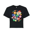 thumbnail image 1 of Disney - Doing Our Own Thing - Juniors Cropped Cotton Blend T-Shirt, 1 of 5