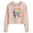 thumbnail image 1 of Disney - Doing Our Own Thing - Juniors Cropped Pullover Hoodie, 1 of 5