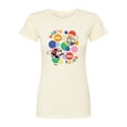 thumbnail image 1 of Disney - Doing Our Own Thing - Juniors Fitted Graphic T-Shirt, 1 of 5