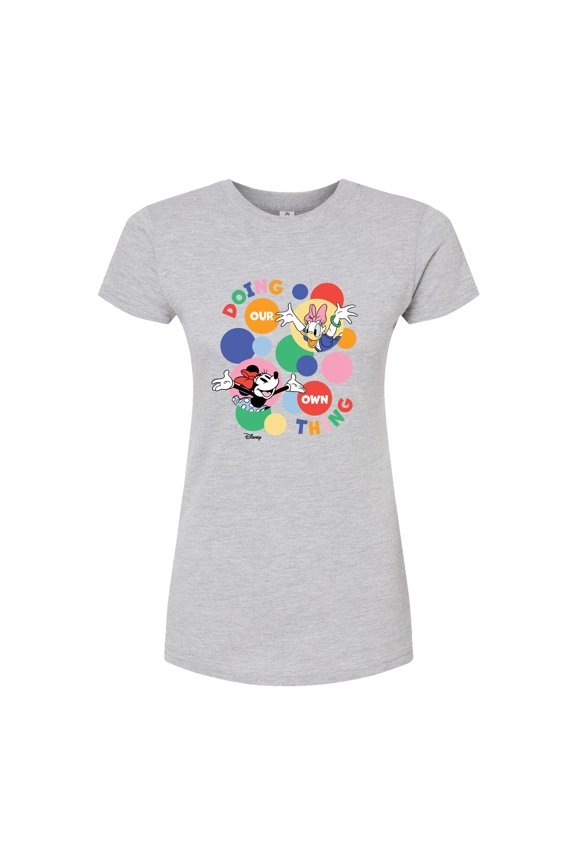 - Doing Our Own Thing - Juniors Fitted Graphic T-Shirt