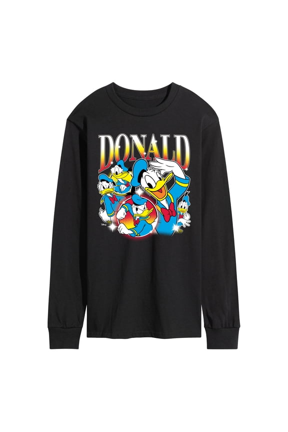 - Donald 90S - Men's Long Sleeve Graphic T-Shirt