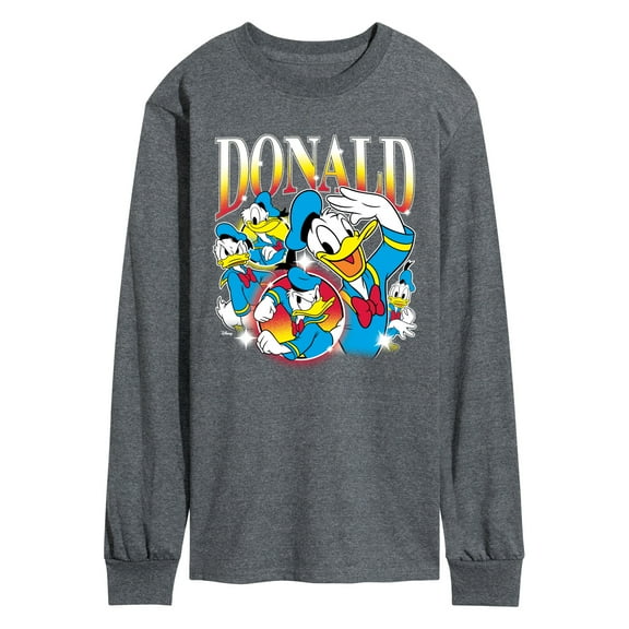 Disney - Donald 90S - Men's Long Sleeve Graphic T-Shirt