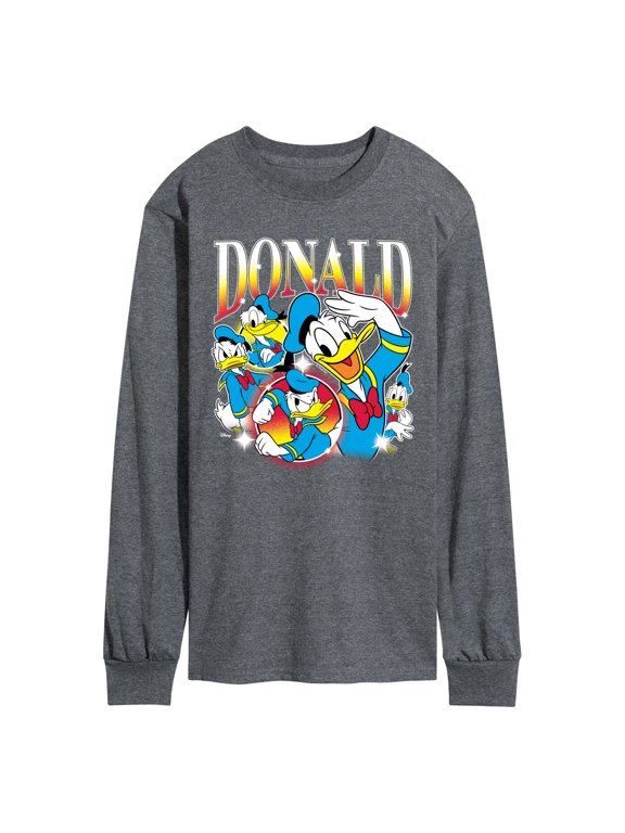 - Donald 90S Men's Long Sleeve Graphic T-Shirt