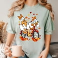 thumbnail image 1 of Disney Donald And Daisy Fall T-Shirt, Comfort Colors Disney Donald Duck Shirt, Disney Fall Tee, 1 of 2