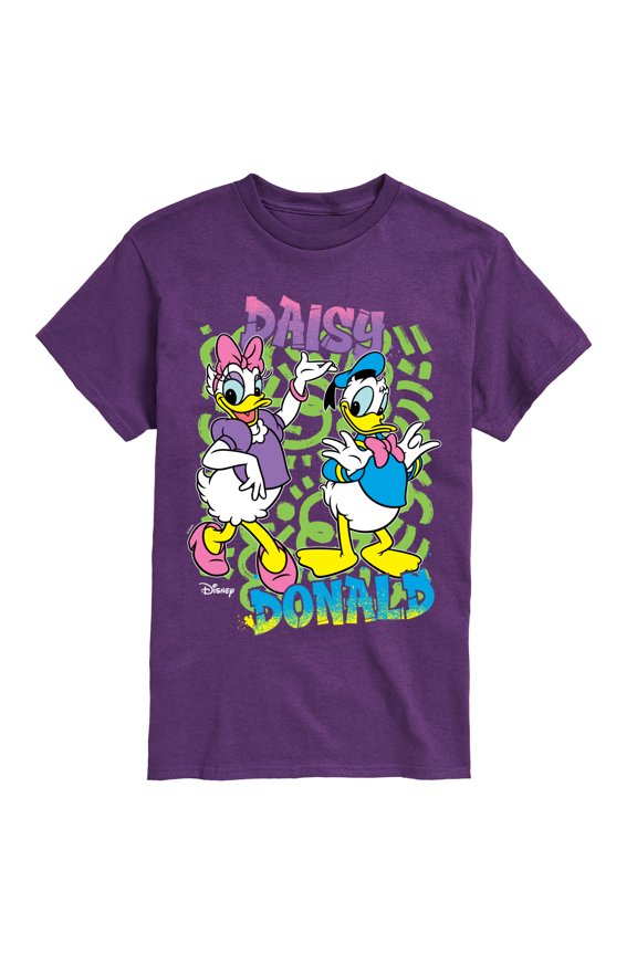 - Donald And Daisy - Men's Short Sleeve Graphic T-Shirt