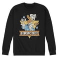 thumbnail image 1 of Disney - Donald Bit Of A Show Off - Men's Crew Neck Fleece Pullover, 1 of 4