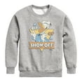 thumbnail image 1 of Disney - Donald Bit Of A Show Off - Toddler & Youth Crewneck Fleece Sweatshirt, 1 of 5