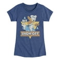 thumbnail image 1 of Disney - Donald Bit Of A Show Off - Toddler & Youth Girls Short Sleeve Graphic T-Shirt, 1 of 5