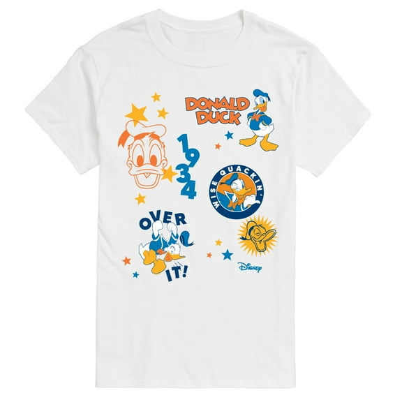 Disney - Donald Collage - Men's Short Sleeve Graphic T-Shirt