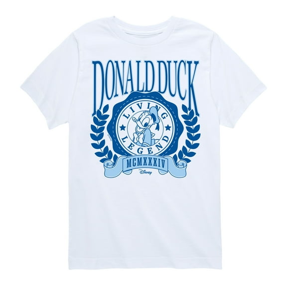 Disney - Donald Collegiate - Sporty Athletic - Toddler and Youth Short Sleeve T-Shirt