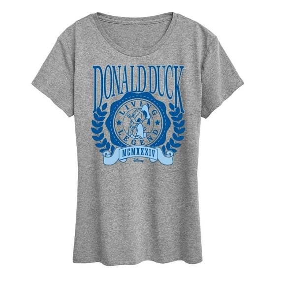 Disney - Donald Collegiate - Sporty Athletic - Women's Short Sleeve Graphic T-Shirt