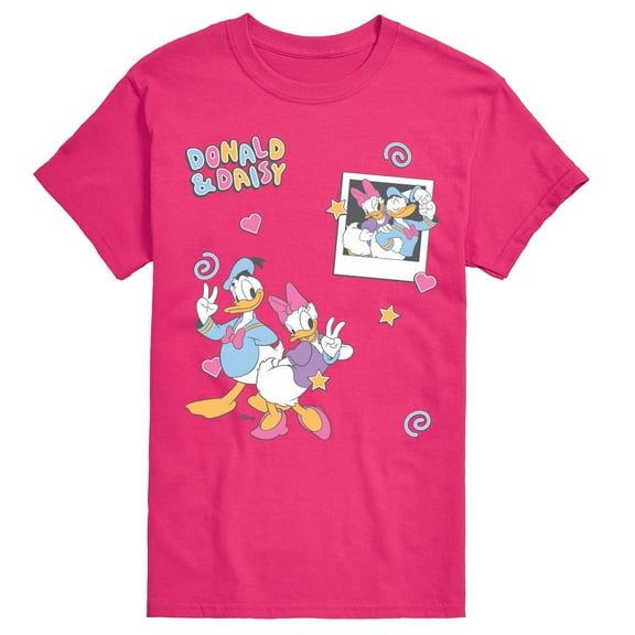 Disney - Donald & Daisy - Men's Short Sleeve Graphic T-Shirt