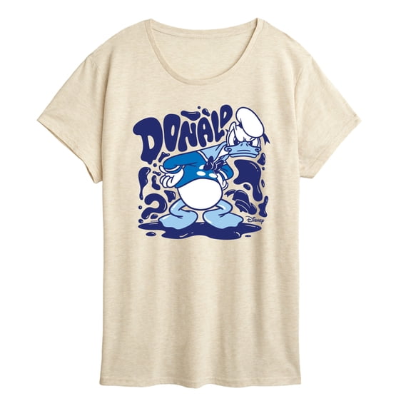 Disney - Donald Drip - Women's Short Sleeve Graphic T-Shirt