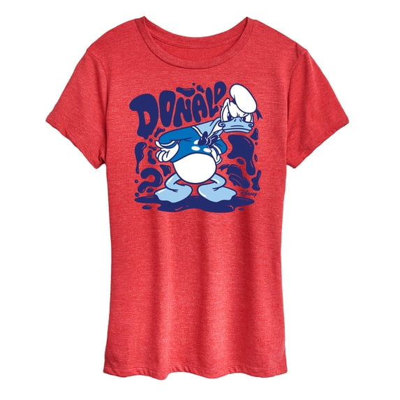 Disney - Donald Drip - Women's Short Sleeve Graphic T-Shirt