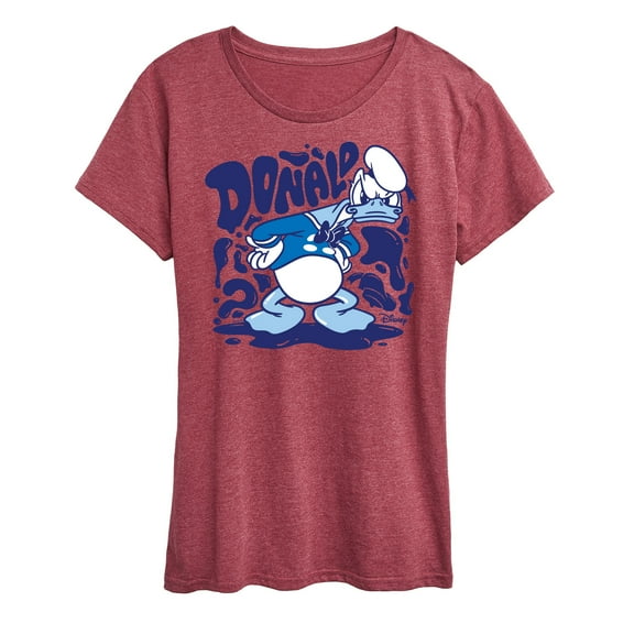 Disney - Donald Drip - Women's Short Sleeve Graphic T-Shirt