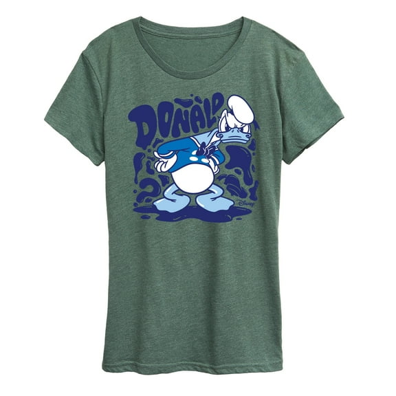Disney - Donald Drip - Women's Short Sleeve Graphic T-Shirt