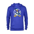 thumbnail image 1 of Disney Donald Duck 90th Anniversary Feisty & Fabulous Legend- Pullover Hoodie for Adults - Customized-Royal, 1 of 5