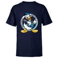 thumbnail image 1 of Disney Donald Duck 90th Anniversary Feisty & Fabulous Legend- Short Sleeve T-Shirt for Kids - Customized-Navy, 1 of 5