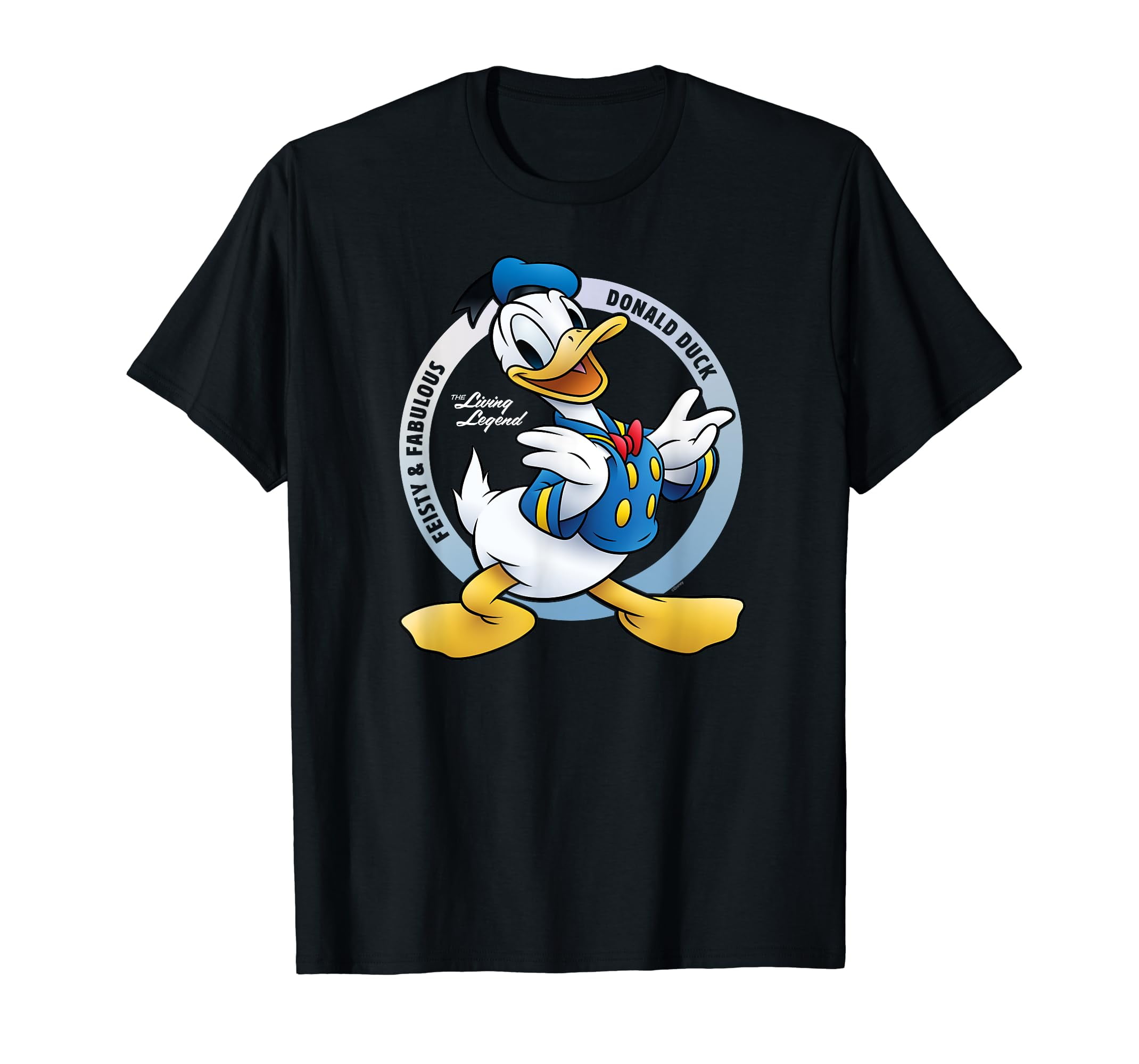 Disney Donald Duck 90th Anniversary Feisty And Fabulous Legend T Shirt 7607