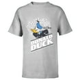 thumbnail image 1 of Disney Donald Duck 90th Anniversary Frustrated Since 1934- Short Sleeve T-Shirt for Kids - Customized-Athletic Heather, 1 of 5