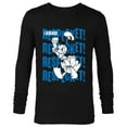 thumbnail image 1 of Disney Donald Duck 90th Anniversary I Demand Respect! Retro- Long Sleeve T-Shirt for Men - Customized-Black, 1 of 5