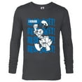 thumbnail image 1 of Disney Donald Duck 90th Anniversary I Demand Respect! Retro- Long Sleeve T-Shirt for Men - Customized-Charcoal Heather, 1 of 5