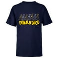 thumbnail image 1 of Disney Donald Duck 90th Anniversary Looks Through the Years- Short Sleeve T-Shirt for Kids - Customized-Navy, 1 of 5