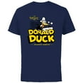 thumbnail image 1 of Disney Donald Duck 90th Anniversary Quackin’ Around Retro- Short Sleeve Cotton T-Shirt for Adults - Customized-Navy, 1 of 5
