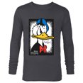 thumbnail image 1 of Disney Donald Duck 90th Anniversary Since 1934 Vintage Art- Long Sleeve T-Shirt for Men - Customized-Charcoal Heather, 1 of 5