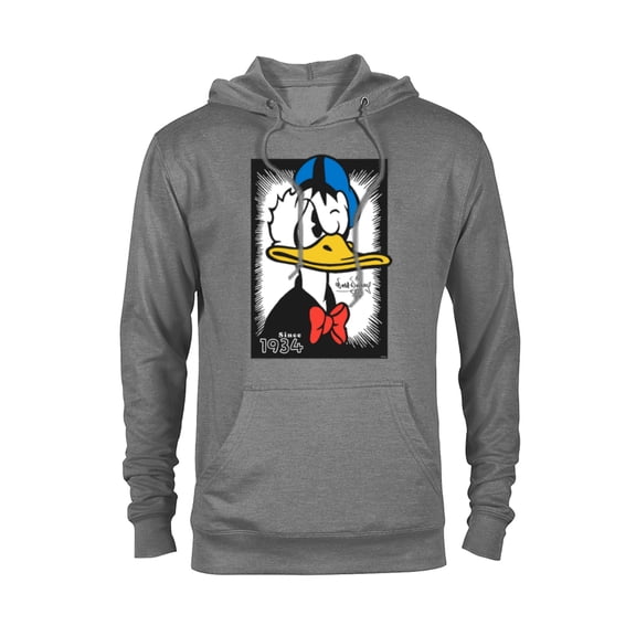 Disney Donald Duck 90th Anniversary Since 1934 Vintage Art- Pullover Hoodie for Adults - Customized-Athletic Heather